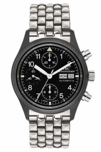 IWC Pilot's Watch Chronograph Ceramic / French / Bracelet IW3705-08 (IW370508)
